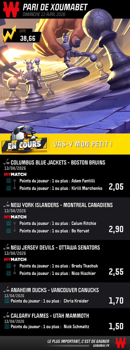 XoumaBet tweet media