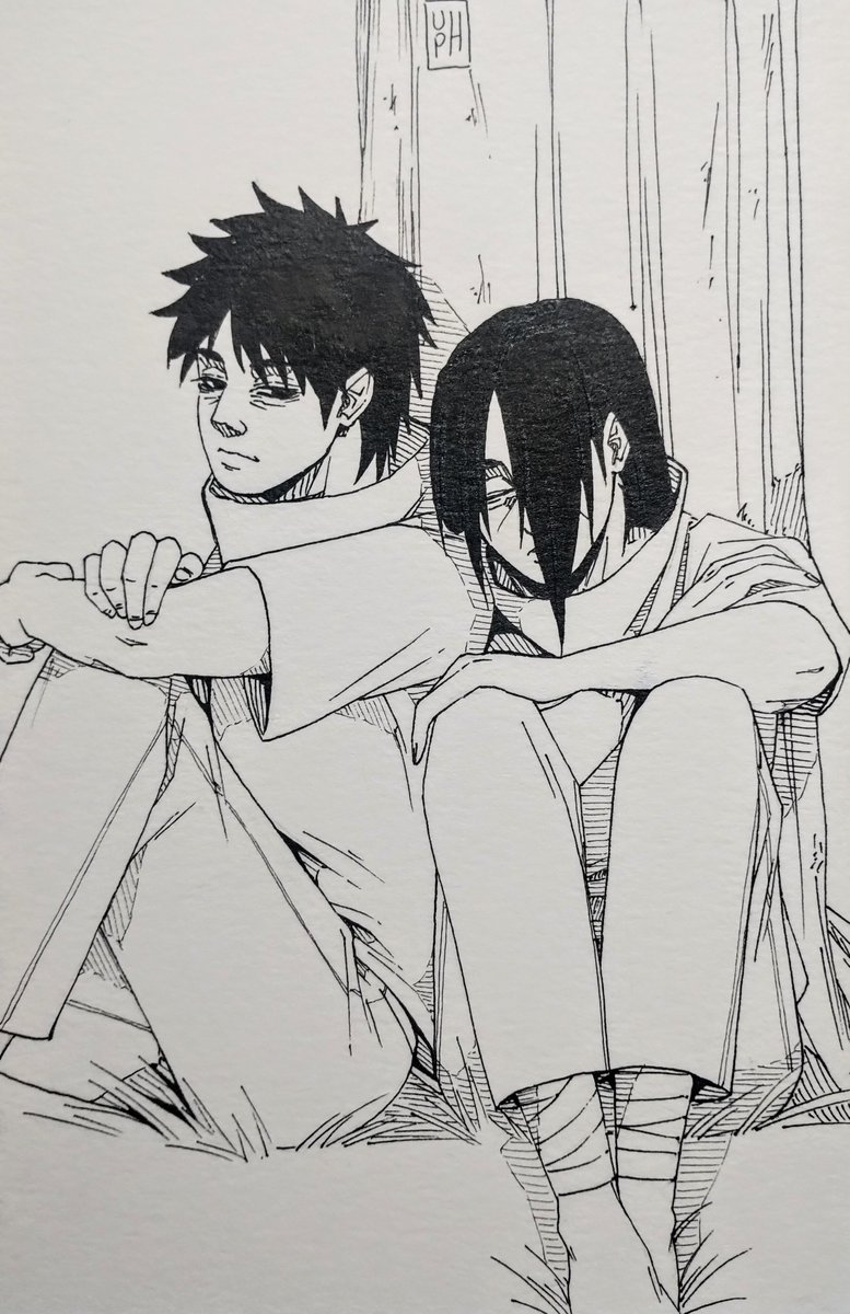 Un fanart de mis bebés para descomprimir ❤️

#shiita #naruto #shisui #itachi #fanart