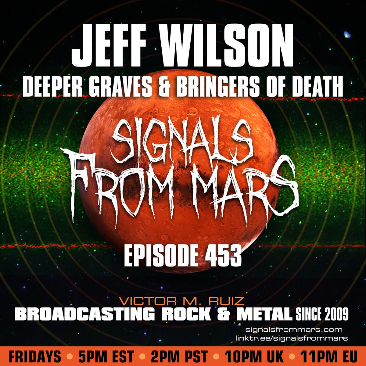 vmr907's tweet image. Signals From Mars Episode 453 with Jeff Wilson is live now.  We dive into Deeper Graves and Bringers Of Death.  

signalsfrommars.com/jeff-wilson-de… 

#SignalsFromMars #JeffWilson #DeeperGraves #BringersOfDeath