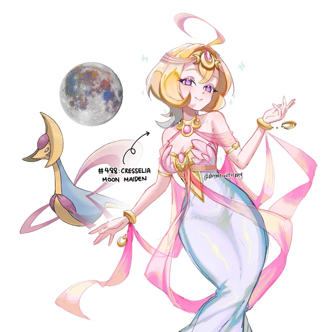 I was inspired by the moon photos