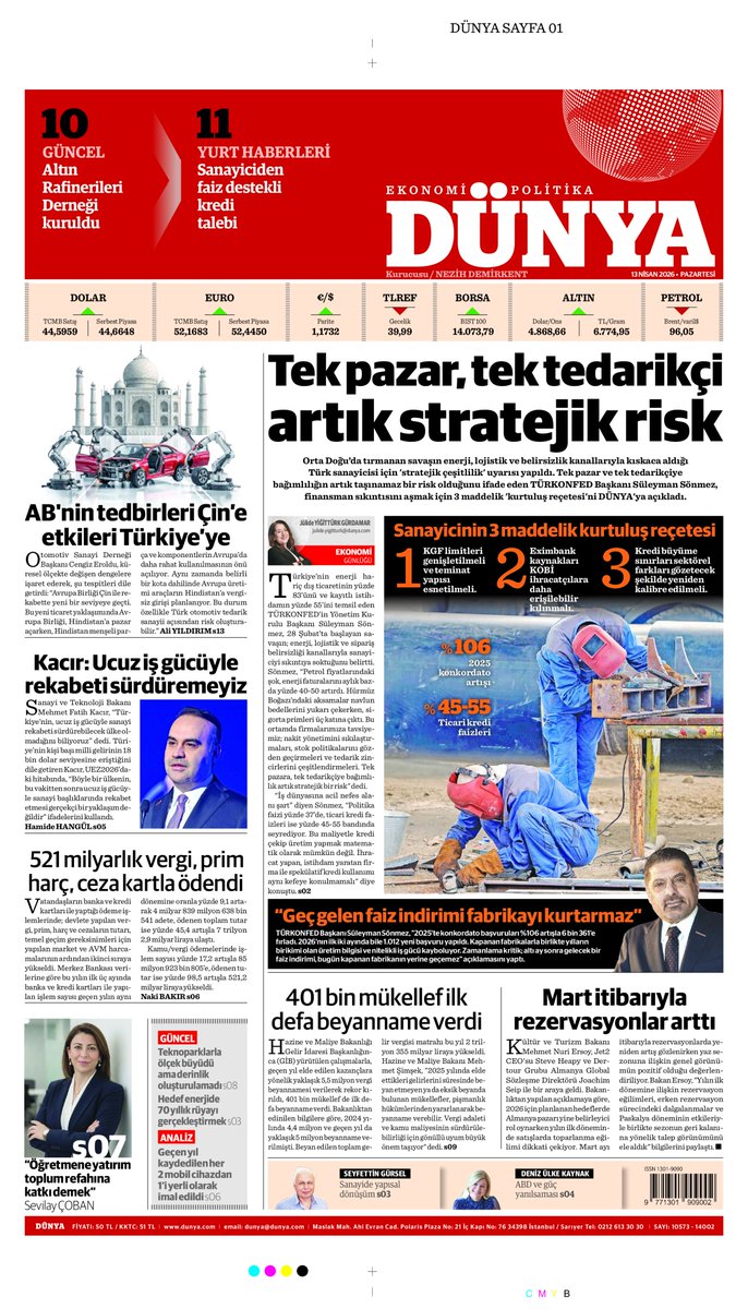 Dünya Gazetesi tweet media
