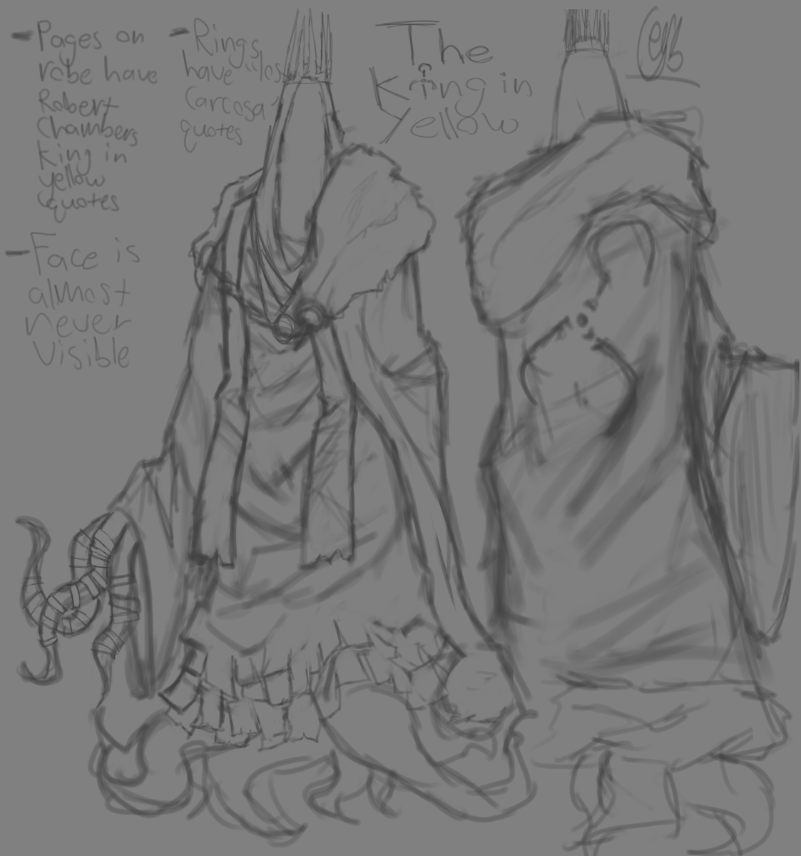 My king in yellow Design!!!

I had a lot of fun making him teehee