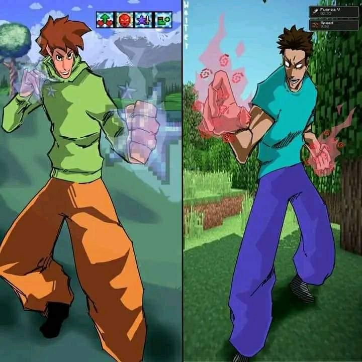 Ya empecé el directito de pasandome el terraria en minecraft 🟣 Es promo asi que comportense