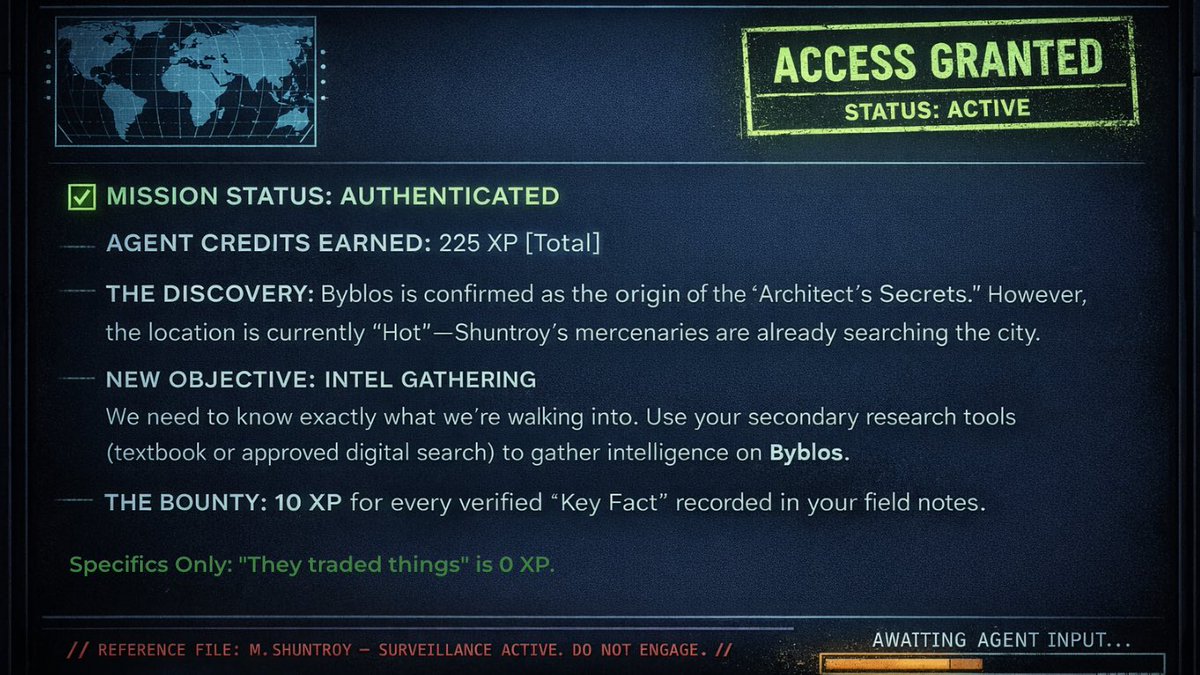 MoriartyHistory's tweet photo. When @LemanskyRachel talks you up but you feel like you’ve coasted this year, you create brand new missions and elements to use. The week before April break will have plenty of storyline and gamified elements, starting with Operation Purple Tide. #sstlap https://t.co/581k1FX9qs
