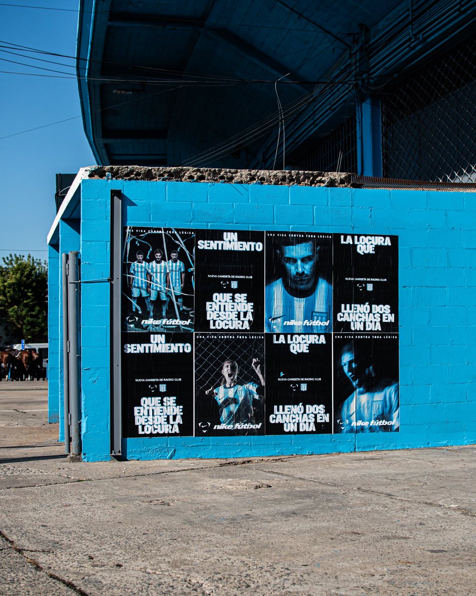 RacingClub's tweet photo. Sí. Estamos locos 🩵🤍 https://t.co/cqUWraN0qy