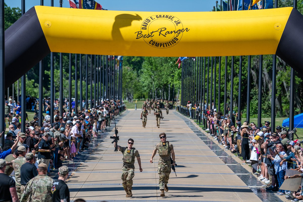 MCoEFortBenning's tweet photo. 2026 Best Ranger Winners:

Congratulations to Sgt. Drew Schorsh and Spc. Caleb Godbold, representing the 75th Ranger Regiment, on their hard-earned victory! 🏆
.
.
.
#BRC2026 #InfantryWeek
See the full #BestRanger gallery here: https://t.co/q47UQNphng https://t.co/oPMGAvpNCi