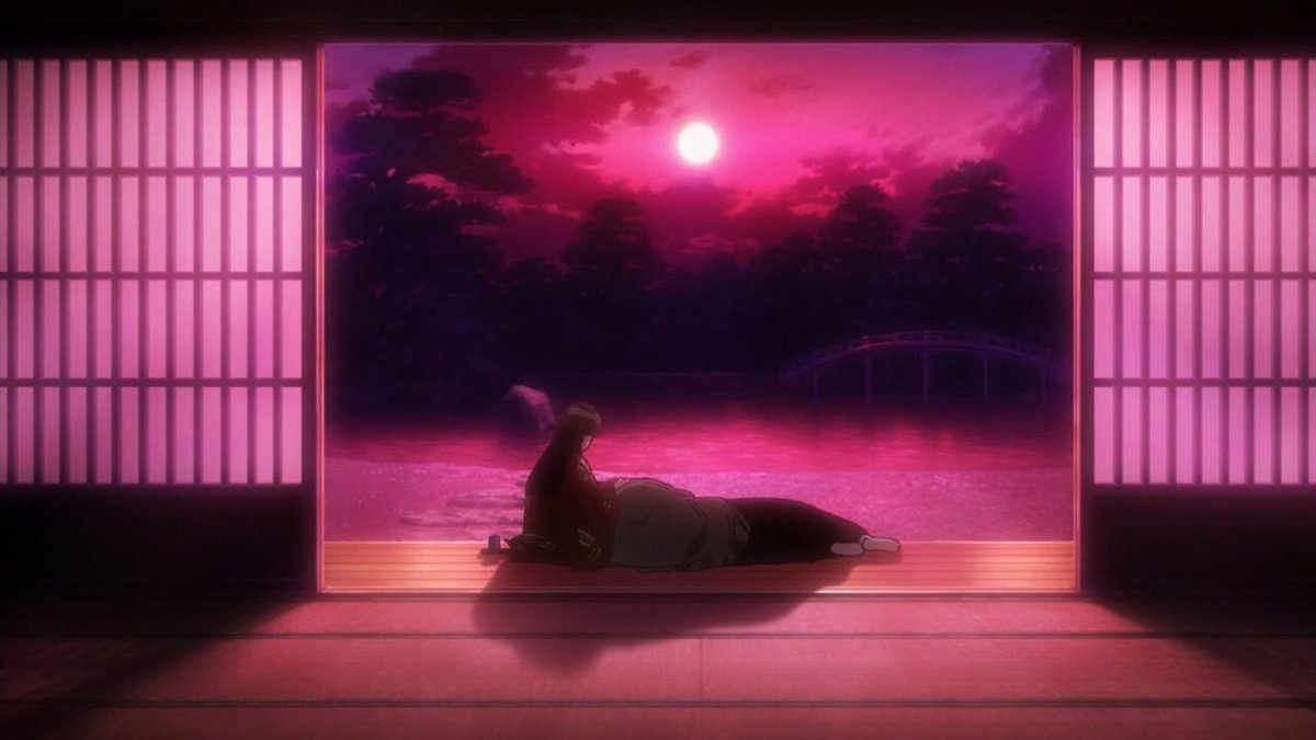 denjiok's tweet photo. @BibisamaApparel @Anime #bibisama
the scene that hit me hard was when the shogun passed away on soyo-hime’s lap, I could never forget how that arc ended. (Episode 307) https://t.co/QjUSrue3Dx