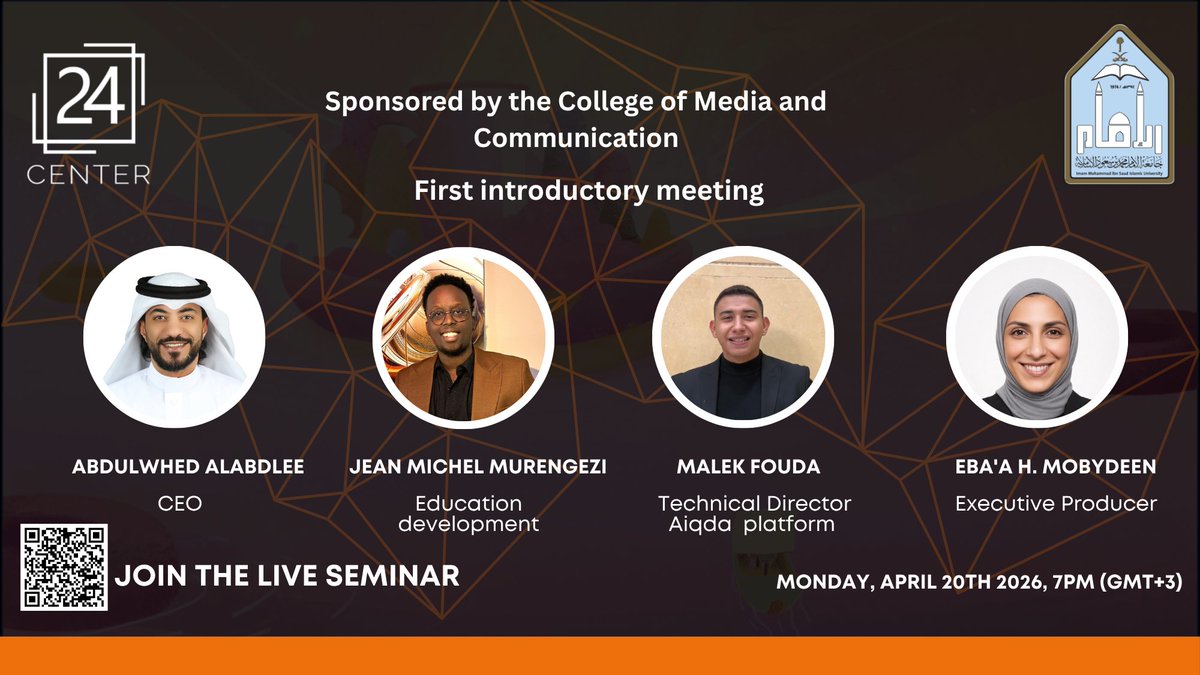 24_center91738's tweet image. Join our upcoming creative session to grow your artistic journey, connect with artists, and explore new opportunities. See you there.

 انضموا لجلسة إبداعية لتطوير رحلتكم الفنية والتواصل مع فنانين واكتشاف فرص جديدة. نشوفكم هناك.
 #Animation #DigitalArt  #creativejourney