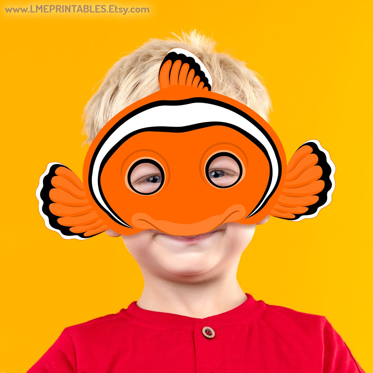 lmeprintables's tweet image. Clownfish Printable Mask Halloween Costume Clown Fish Orange Sea Animal Pattern Carnival Pool Party Favor Acuatic Game Photo Booth Kid Adult etsy.me/4t5ARVP via @Etsy #clownfishmask #printablemasks #nemopartytheme #birthdayideasforkids #animalmasks #schoolactivity #masks