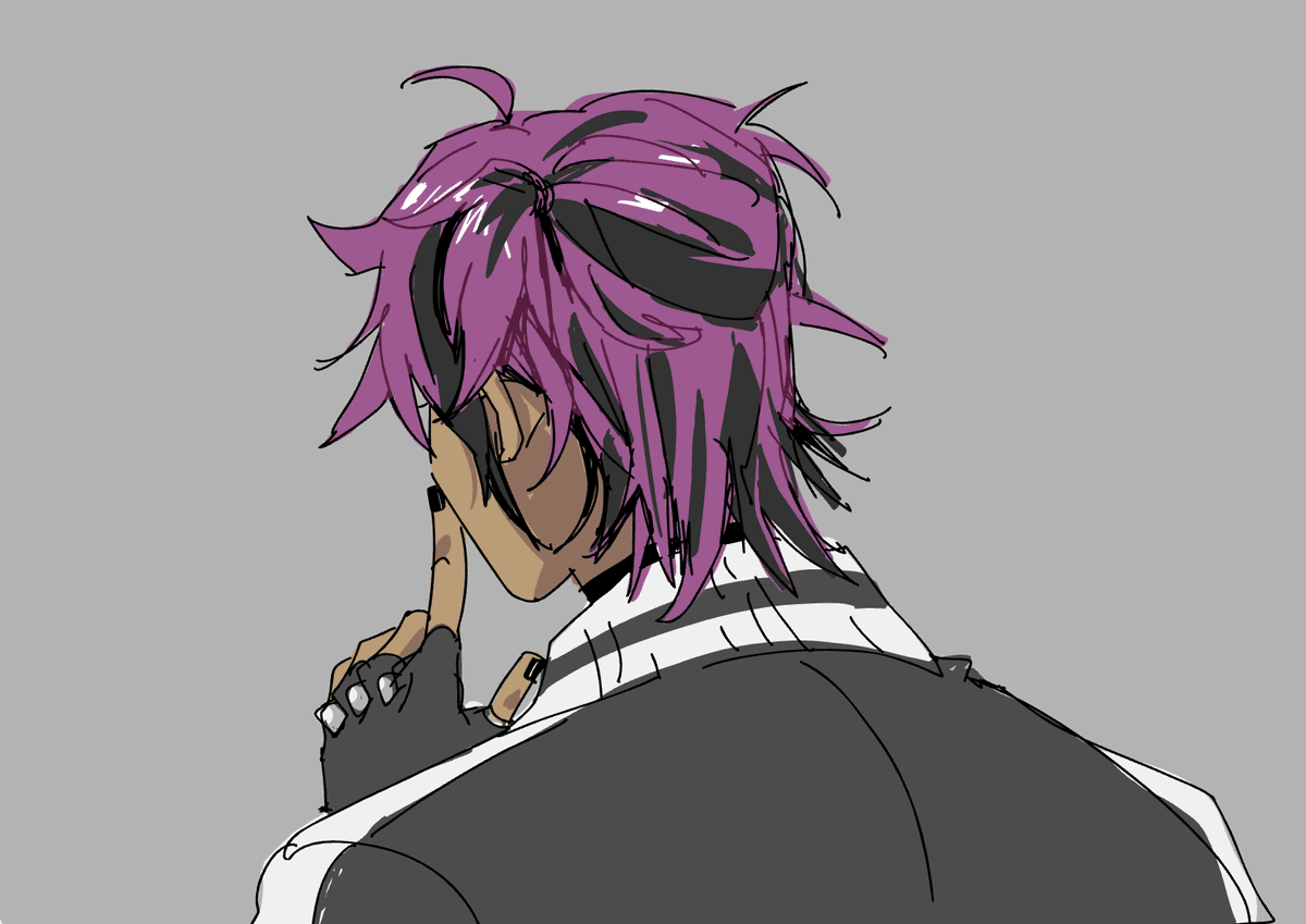 「i love his hair sm esp from the back. ma」|emily huのイラスト