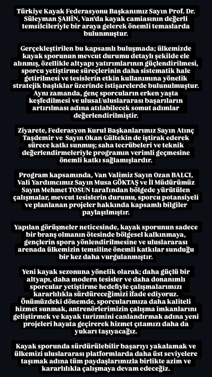 Türkiye Kayak Federasyonu tweet media