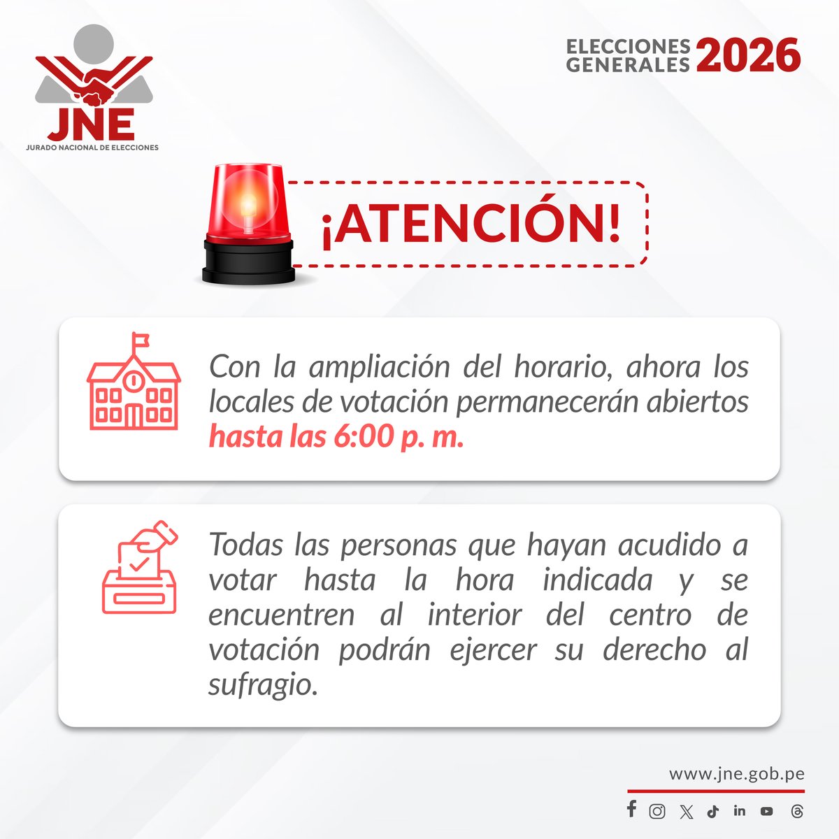JNE Perú tweet media