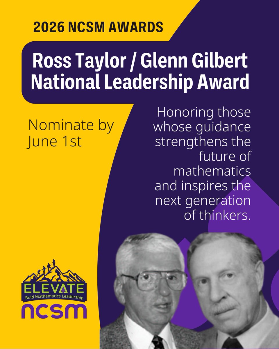 NCSM: Leadership in Mathematics Education tweet media