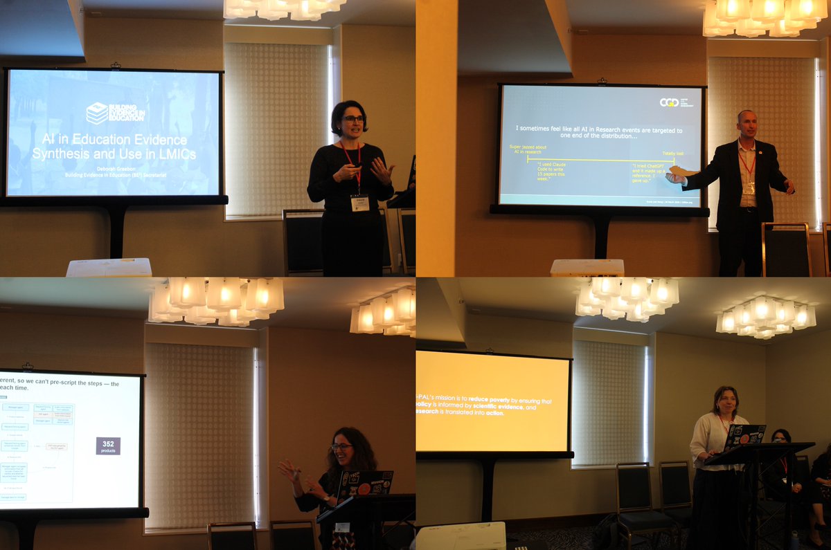 BE2Global's tweet photo. At @cies_us 2026, @BE2Global chaired a panel on how AI is changing education evidence, and what it will take to do this responsibly and equitably. Main takeaway: augmentation, not replacement.

Download the BE2 working paper: https://t.co/DzaRp4J8e9 https://t.co/1laPUSEI9n