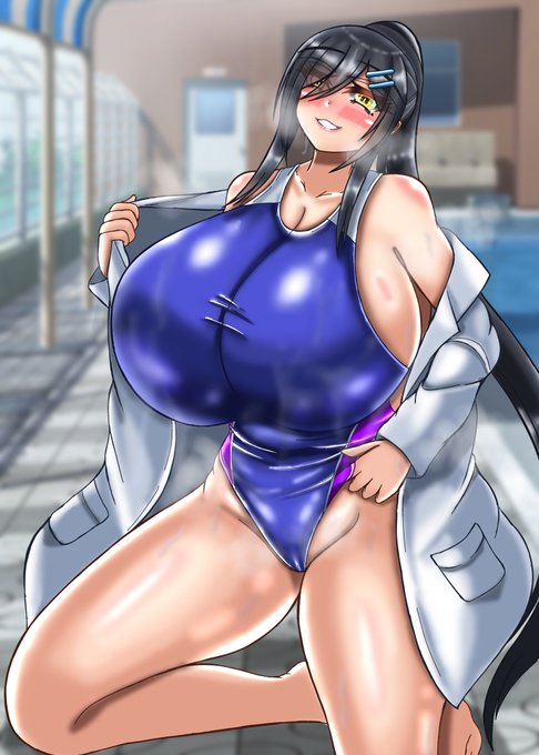 おはようの新作
シュウくんの姉、鳳仙ユウコさん
でっっっっか…!!
デカパイ競泳水着な保健室の先生とか最高か…?
シュウくん羨ましすぎるぞ…!! 