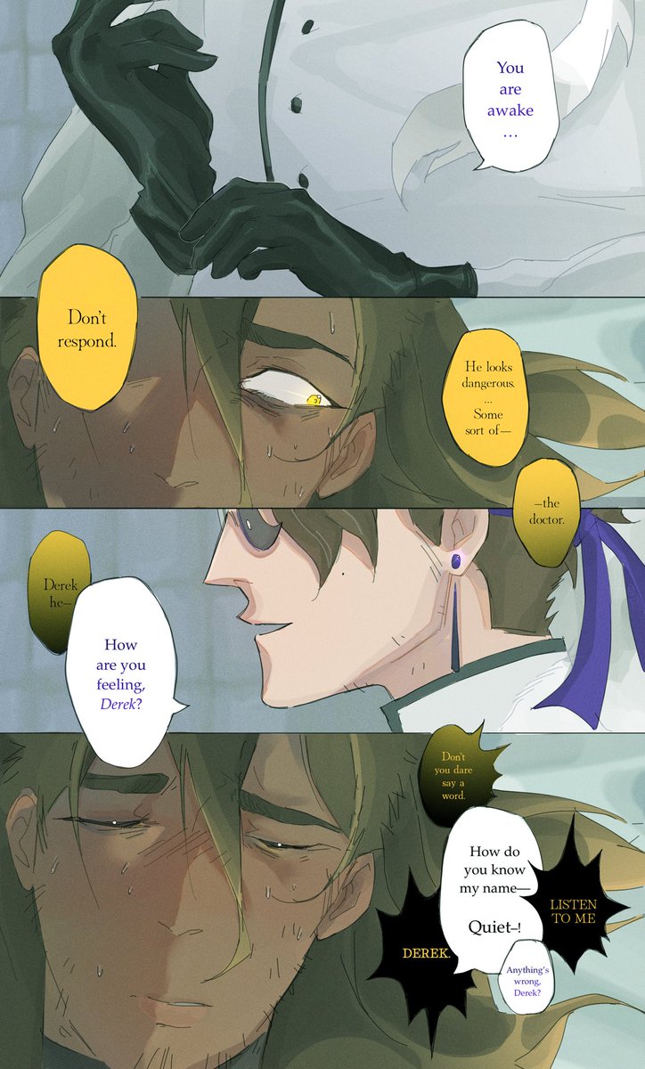 Yasumyo_'s tweet image. He’s alive, but can’t see…hmm that sounds familiar.

#sfawtde #d3rlord3 #kinginyellow #evilfies