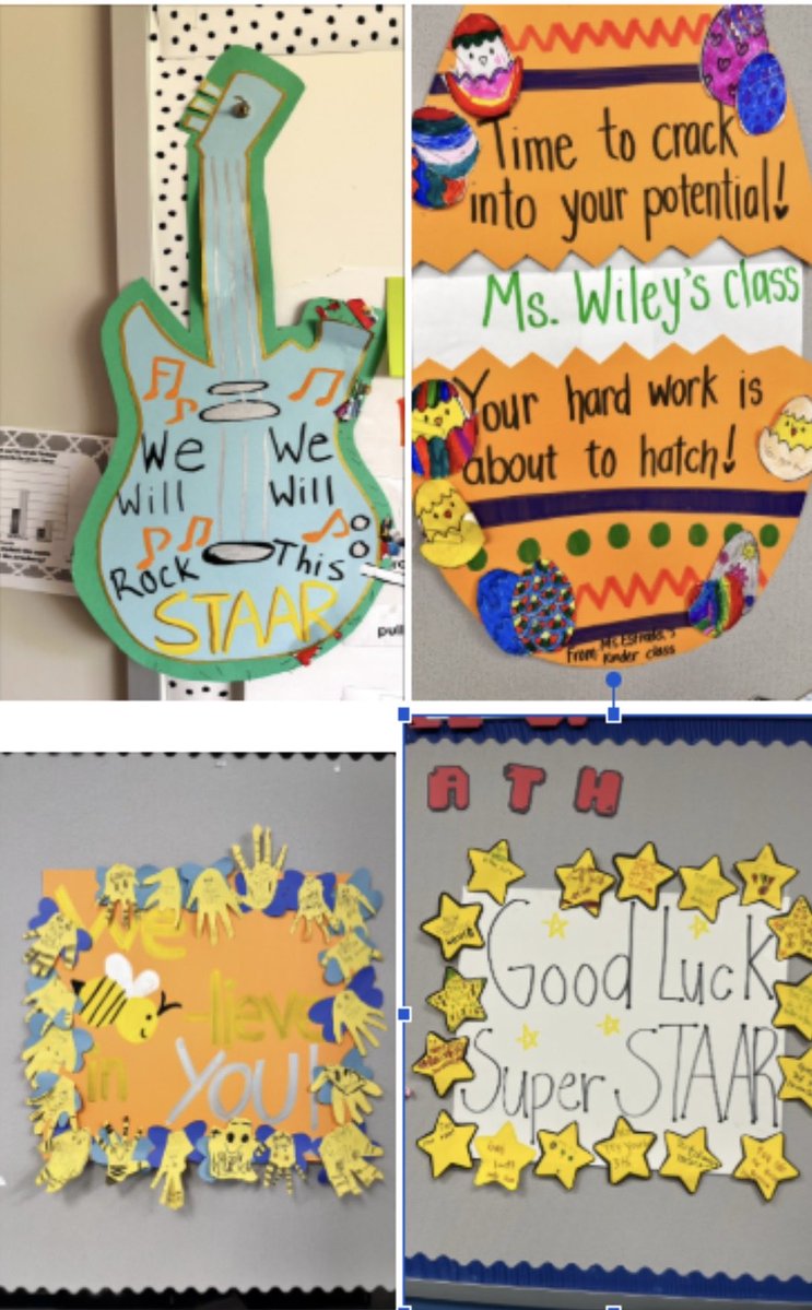 KirkElementary's tweet image. Our primary grade classes worked hard to create posters to support our 3rd–5th graders during the 1st week of STAAR testing. They filled them with kind messages &amp;amp; bright designs to help encourage &amp;amp; cheer on the older students. We are proud of their effort &amp;amp; school spirit!#KirkCan