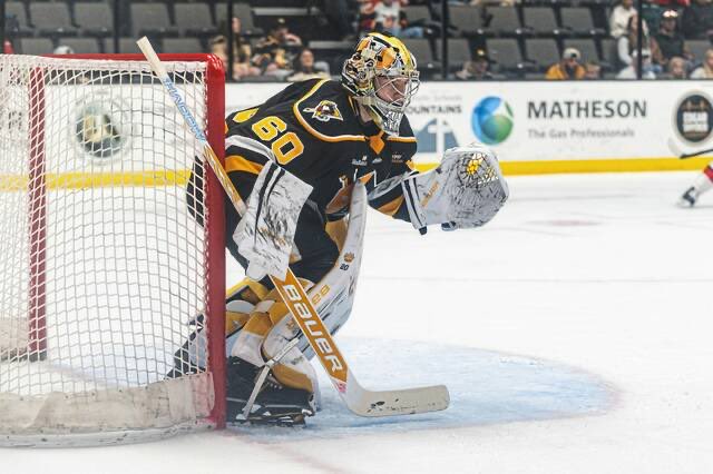 pensprospects_'s tweet photo. Gabriel D’Aigle was outstanding today, coming up with multiple huge saves when it mattered most.

38/39 saves
.974 SV%

He was a a main piece of that OT win. https://t.co/hBn63HWN3y