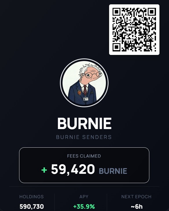 JP2415683's tweet photo. yo CT degens... gc alpha leak dropped but u probably napped thru it... yieldlayer still handin out free $burnie bags... scan the qr like ur life depends on it ty

heu https://t.co/gA8HJK4h9Z