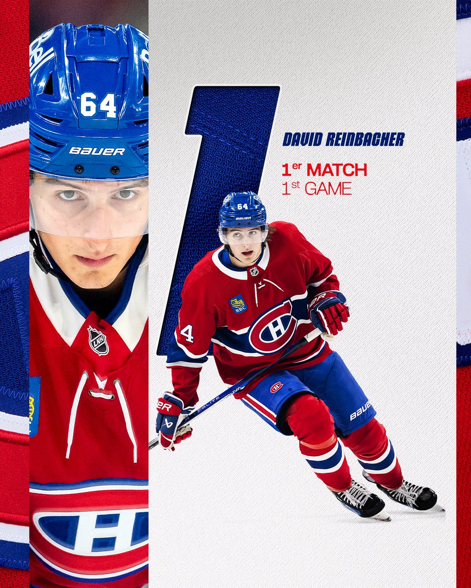 CanadiensMTL's tweet photo. C'est l'heure pour David Reinbacher!

Austria, stand up. Reino is an NHLer!

#GoHabsGo https://t.co/28ospXlLKL