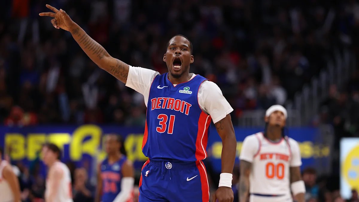 SleeperPistons's tweet image. With today’s game, Javonte Green cements himself as the only player on the Detroit Pistons roster to play all 82 games this season…😳🤯

#Detroitbasketball