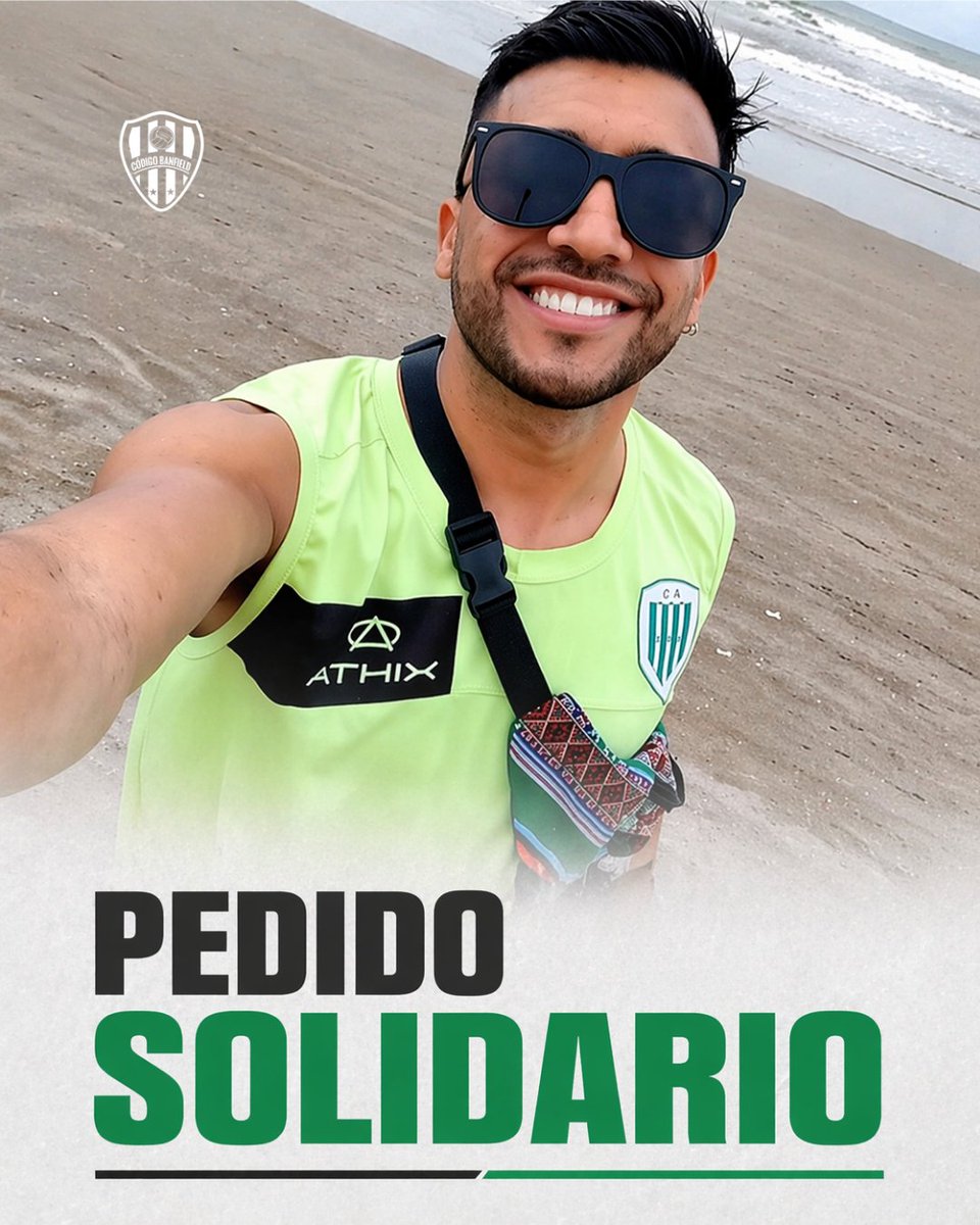 Nahuel Moreyra, hincha de #Banfield, fue víctima de un hecho delictivo y se encuentra internado en estado crítico.

Se necesitan dadores de sangre

📍 Hospital Gandulfo
📅 Lunes, Miércoles y Viernes
⏰ 8 a 10 hs
📌 Con DNI
📌 Desayunar previamente (sin lácteos ni grasas)
➡️