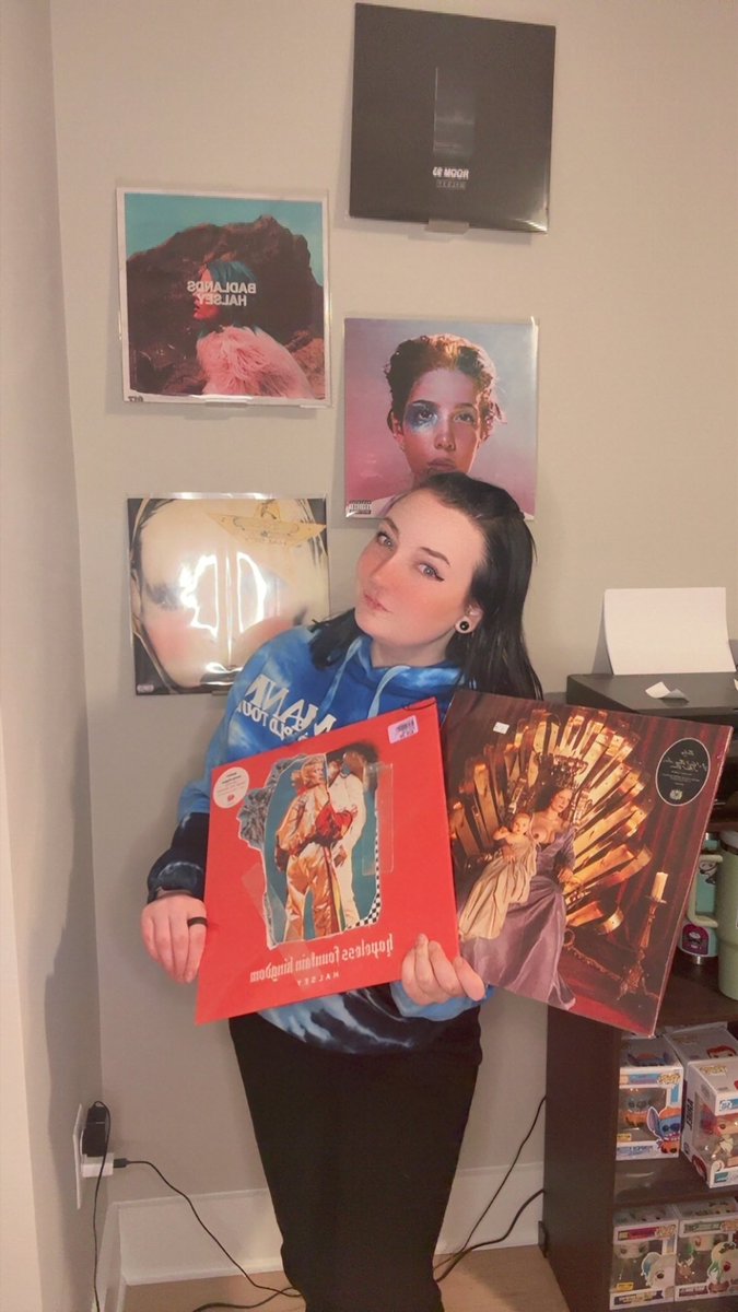 One thing I can’t get enough of is Haley and also my vinyls 😭😭😭