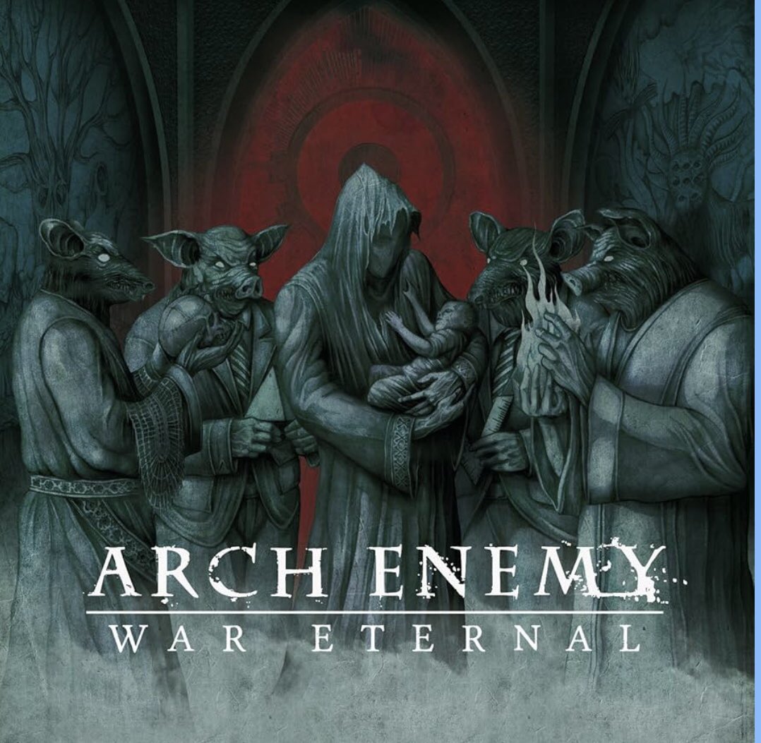 soto2112pta575's tweet photo. 今日は『ARCH ENEMY』の『War Eternal』でスタート▶️

来週からジャパンツアーが始まる『ARCH ENEMY』の“アリッサ・ホワイト＝グラズ”加入初の9th(14作)

若干のマンネリ化を感じてたところでVo.が交代。
再びギアを上げた印象のある作品❗️

#ARCHENEMY
#WarEternal https://t.co/JfbgXs9mOx