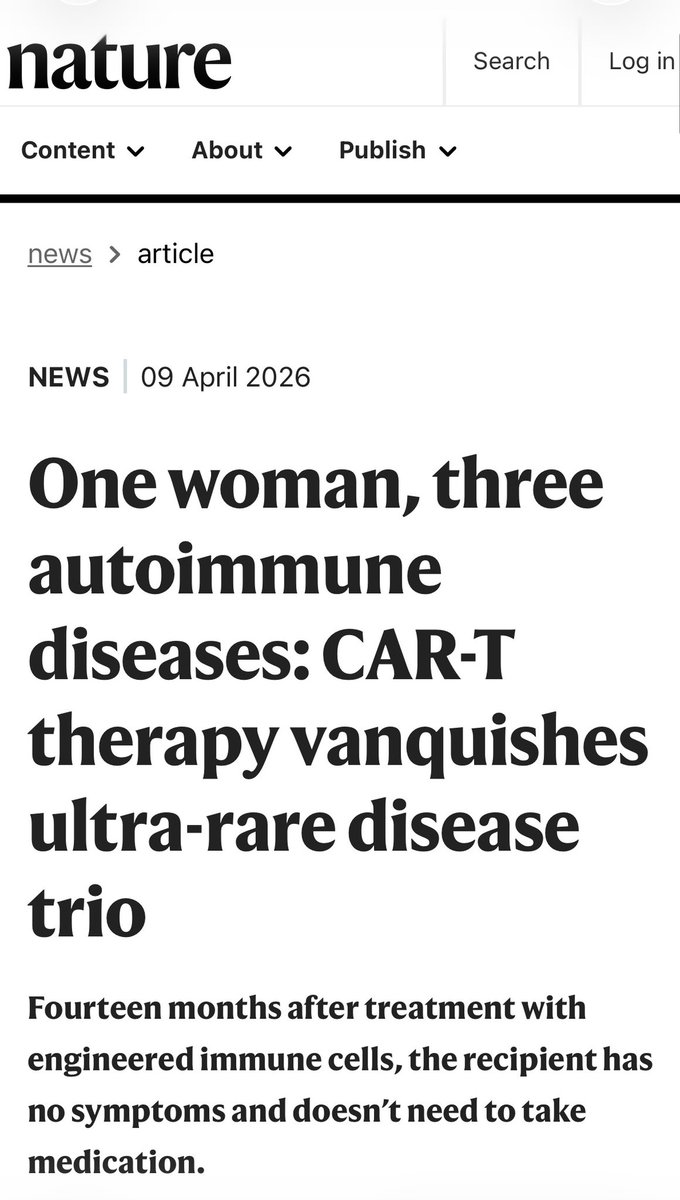 Dr_ASingh's tweet image. She tried 9 different treatments. Nothing worked. She couldn’t work. Some days, she couldn’t even get out of bed. This was her last shot - and it worked. That’s why #research matters. It gives people a real chance to #live longer, #healthier lives.
 go.nature.com/41XQnHv
