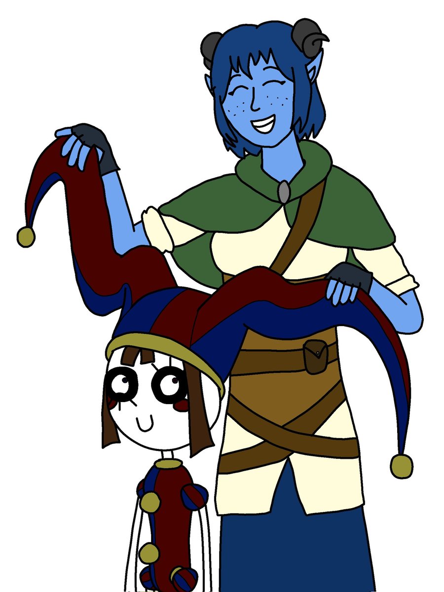 Jester from The Mighty Nein and Jester from Duffy's Digital Circus #theamazingdigitalcircus #criticalrole