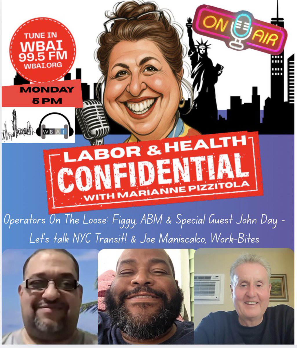 FDNYchic's tweet photo. Does @NYCMayor @ZohranKMamdani know bus operators in the MTA earn different levels of vacation, sick & assault time even though they do the same job whether they work for #TA #OA or #MTAbus? #parity is needed here! Monday 5pm @WBAI #mabstoa #twu #mtaBus #mta #TA #OA #respect #twu100 #OperatorsOnTheLoose