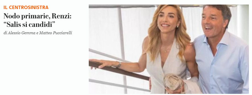 A me basta questa foto per schifare la canditura (e la candidata)