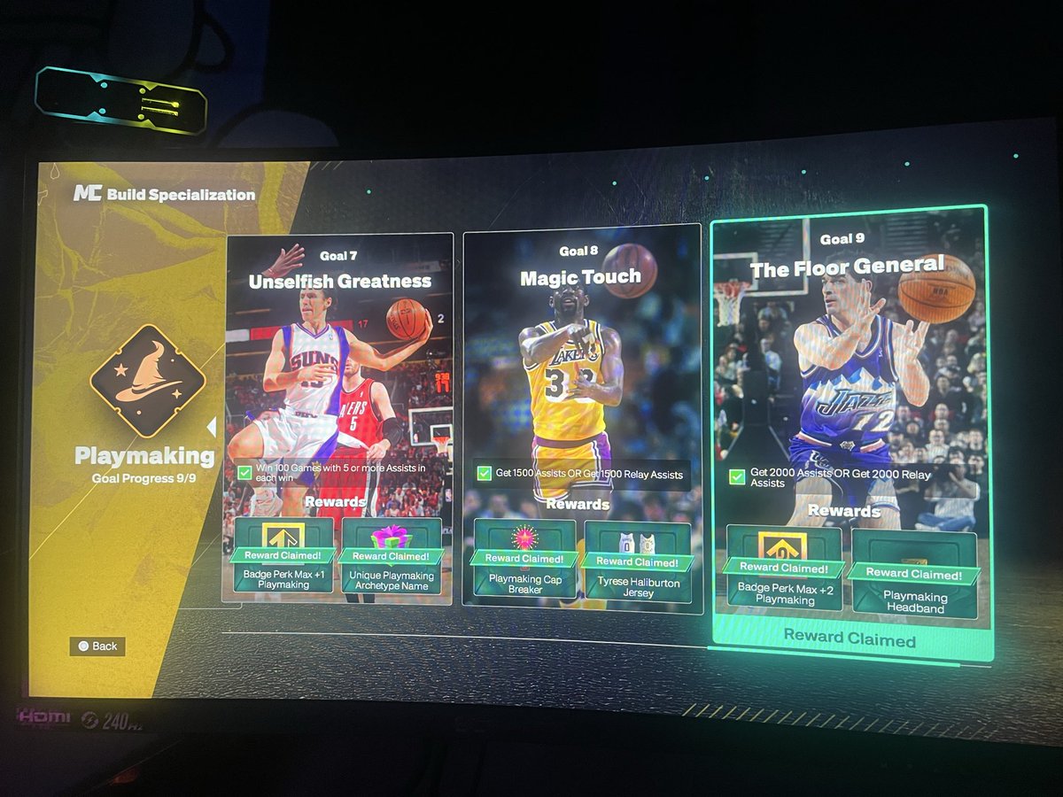 Playmaking specialization done for my guy <a href="/scoob2p/">2️⃣🅿️🤴🏽</a> #NBA2K26 ✅