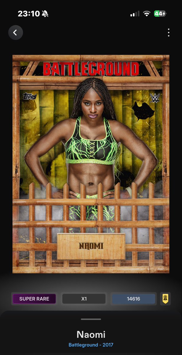 TheScript_Lisa's tweet image. Managed to get a few more 2021 cards and a 2017 Naomi card through trades on #WWESlam today. 👌🏻