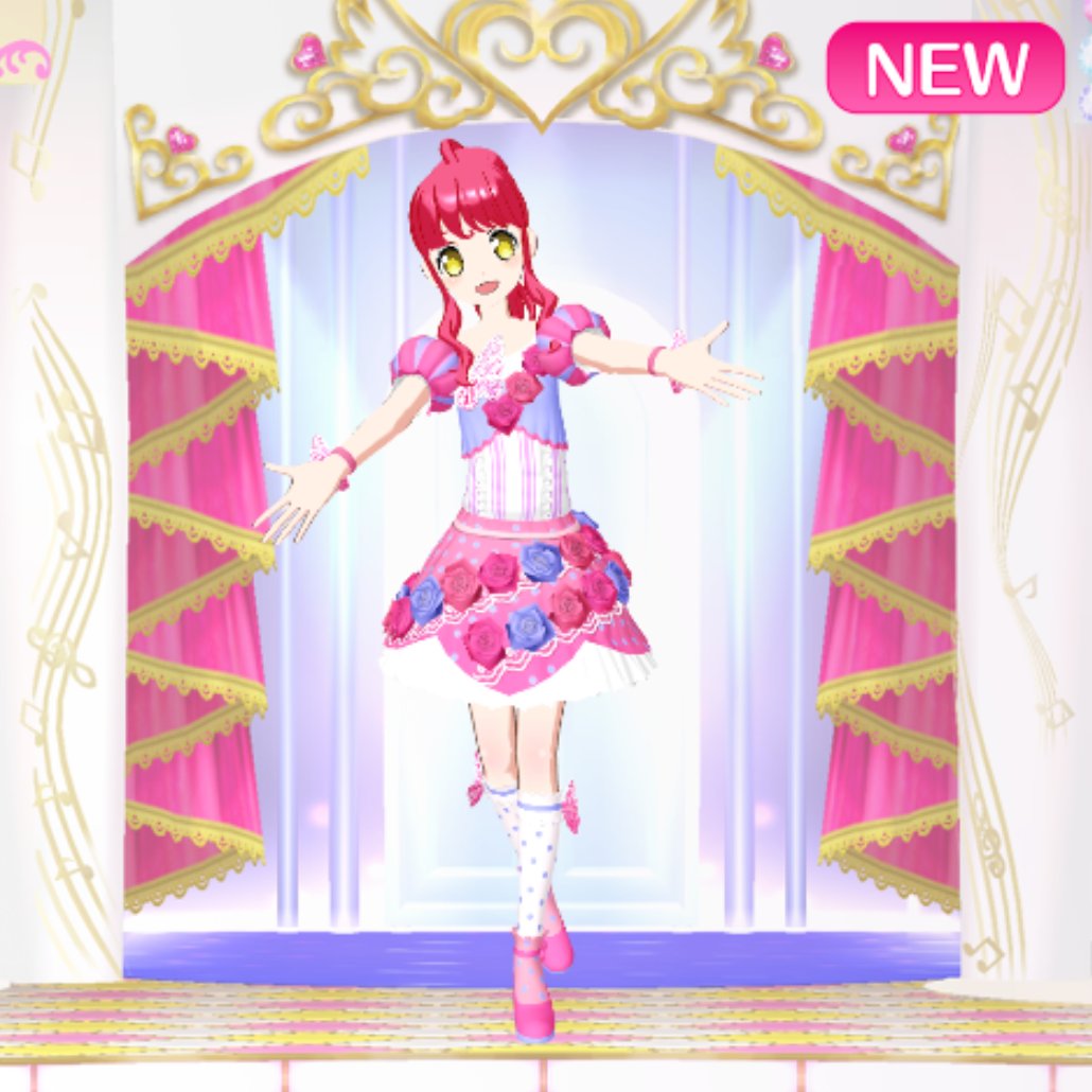 新規コーデのお知らせ①】 #pripara #アドパラ #プリパラ春満開 現在