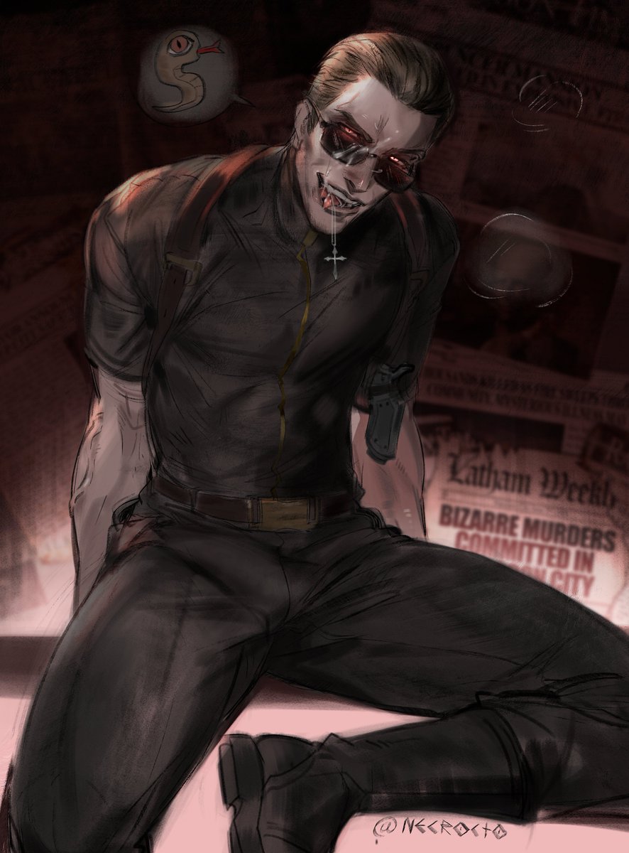 *sigh* don't call him pookie he is gangsta 😼
#albertwesker