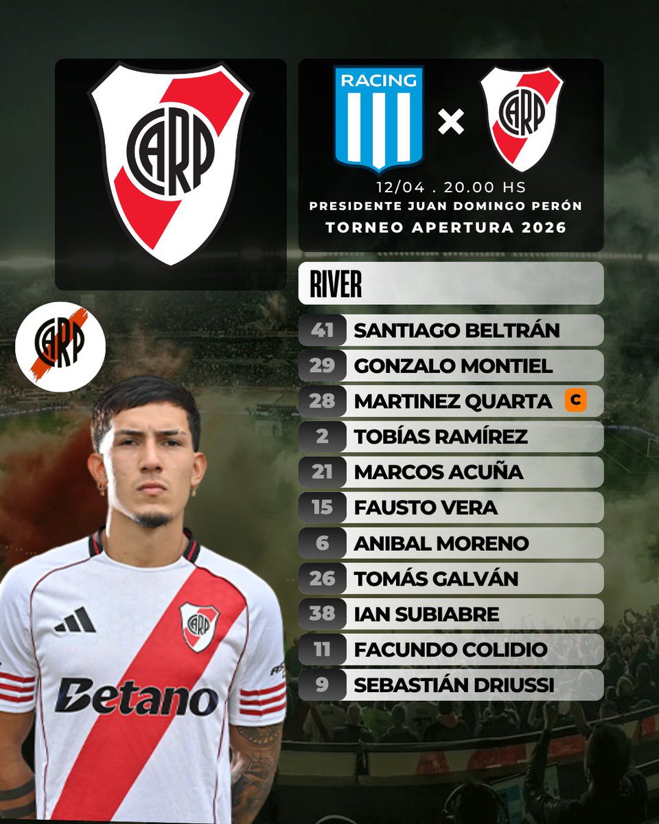 De River desde la cuna tweet media