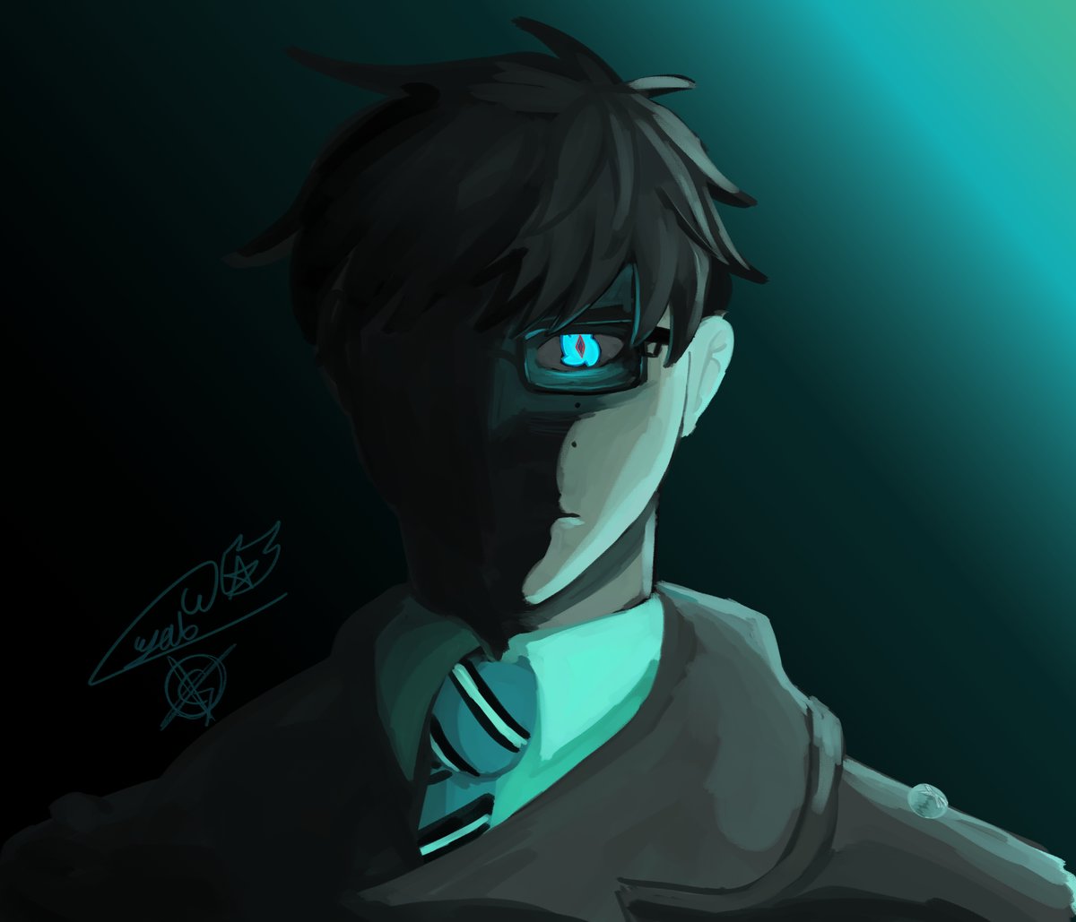 un fan art de yukio

:''v trato de publicar dibujos 

#aoex #青エク