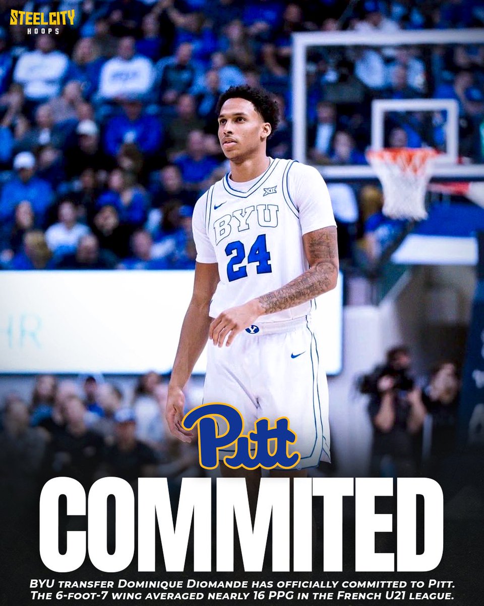 SteelCityHoops_'s tweet image. Thoughts on Pitt Basketball’s 3 commits: Dominique Diomande, Jalil Bethea, and Jonathan Powell? 👀

This comes just days after 6 players entered the transfer portal. Major roster turnover, but Pitt is already reloading with serious talent. 

#Pitt #H2P #CollegeBasketball