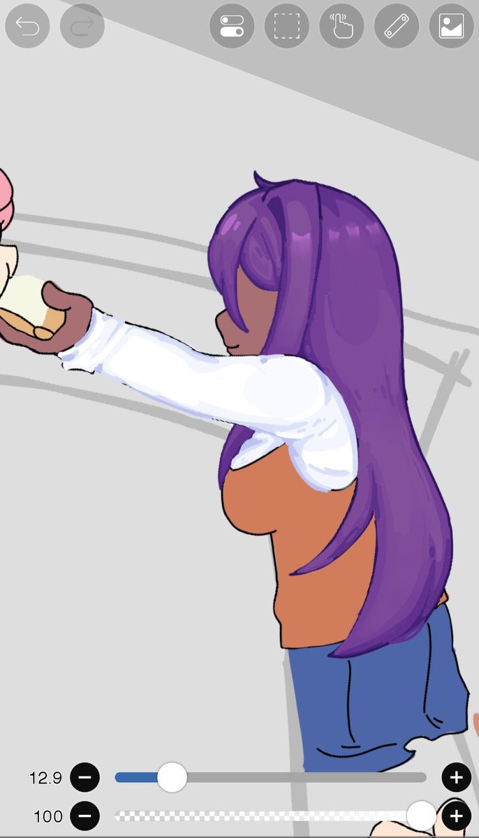 WIP
Testing a new painting style, I hope you like it 😛 (yes, I'm drawing them kids :3)