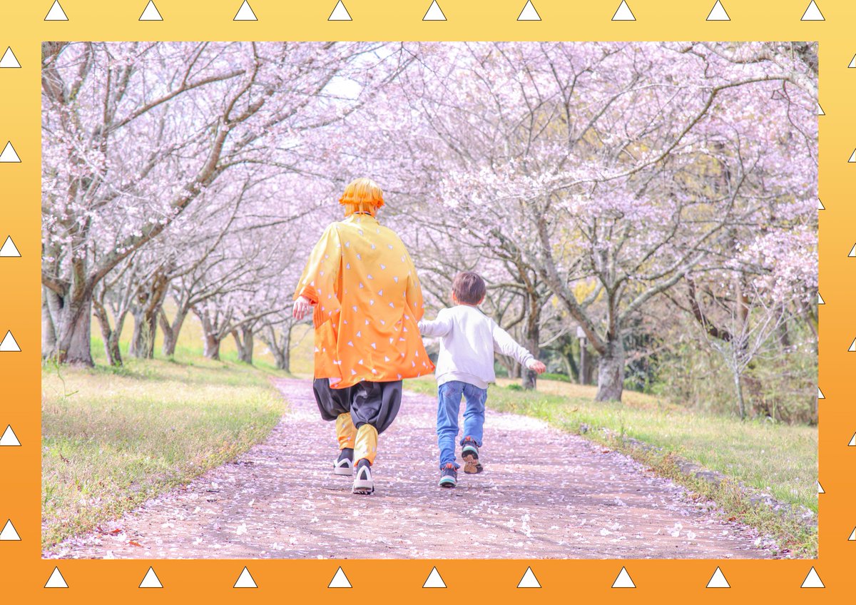 sirenyamibito02's tweet photo. 卒園式を頑張ったら母ちゃんの善逸と一緒に写真撮りたいとお願いされたら母ちゃん何でもやるよ!!!
新生活スタートだね！応援してるよ！ピカピカの1年生🌸

📷´- @mimisanphoto
＊ロケ地許可済み https://t.co/kEX1d640F5