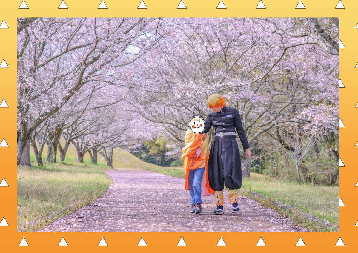 sirenyamibito02's tweet photo. 卒園式を頑張ったら母ちゃんの善逸と一緒に写真撮りたいとお願いされたら母ちゃん何でもやるよ!!!
新生活スタートだね！応援してるよ！ピカピカの1年生🌸

📷´- @mimisanphoto
＊ロケ地許可済み https://t.co/kEX1d640F5