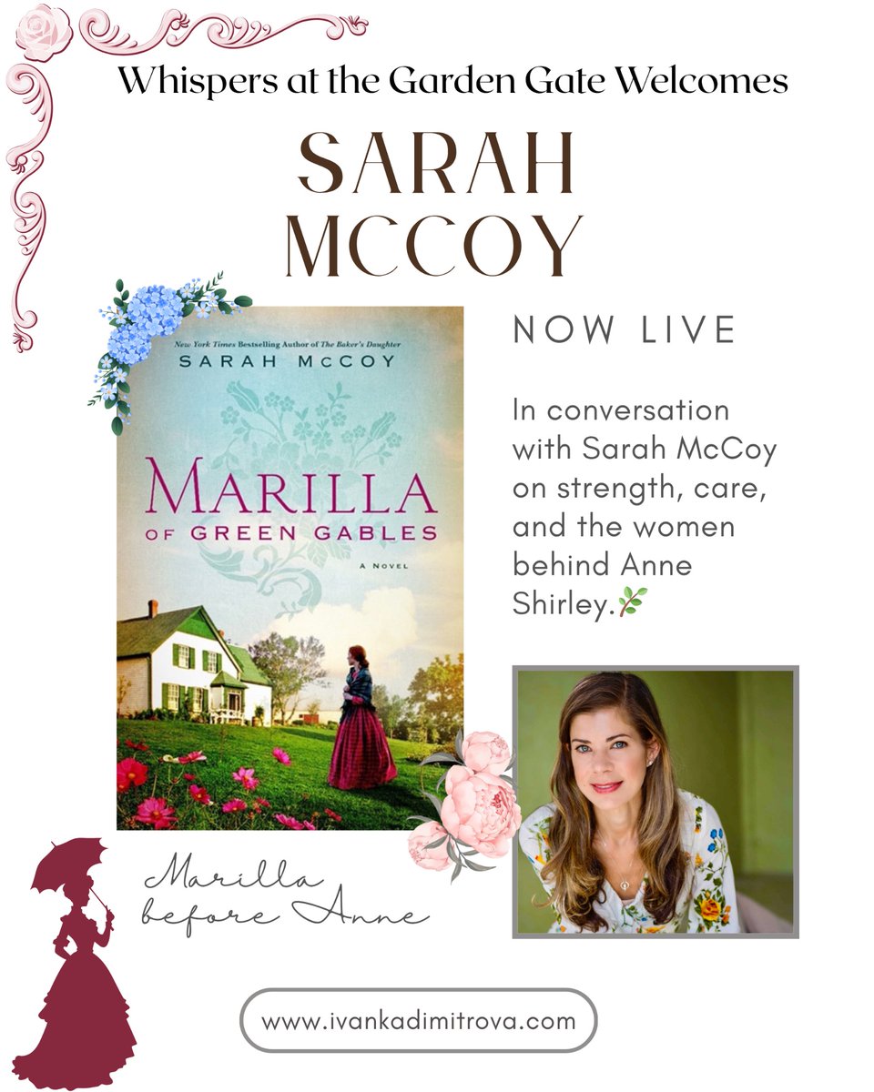 Ivanka_D81's tweet photo. Now live💫 Don’t miss this fascinating and uplifting conversation with bestselling author Sarah McCoy!
https://t.co/xko71FNIEZ https://t.co/wUSDe8znYV