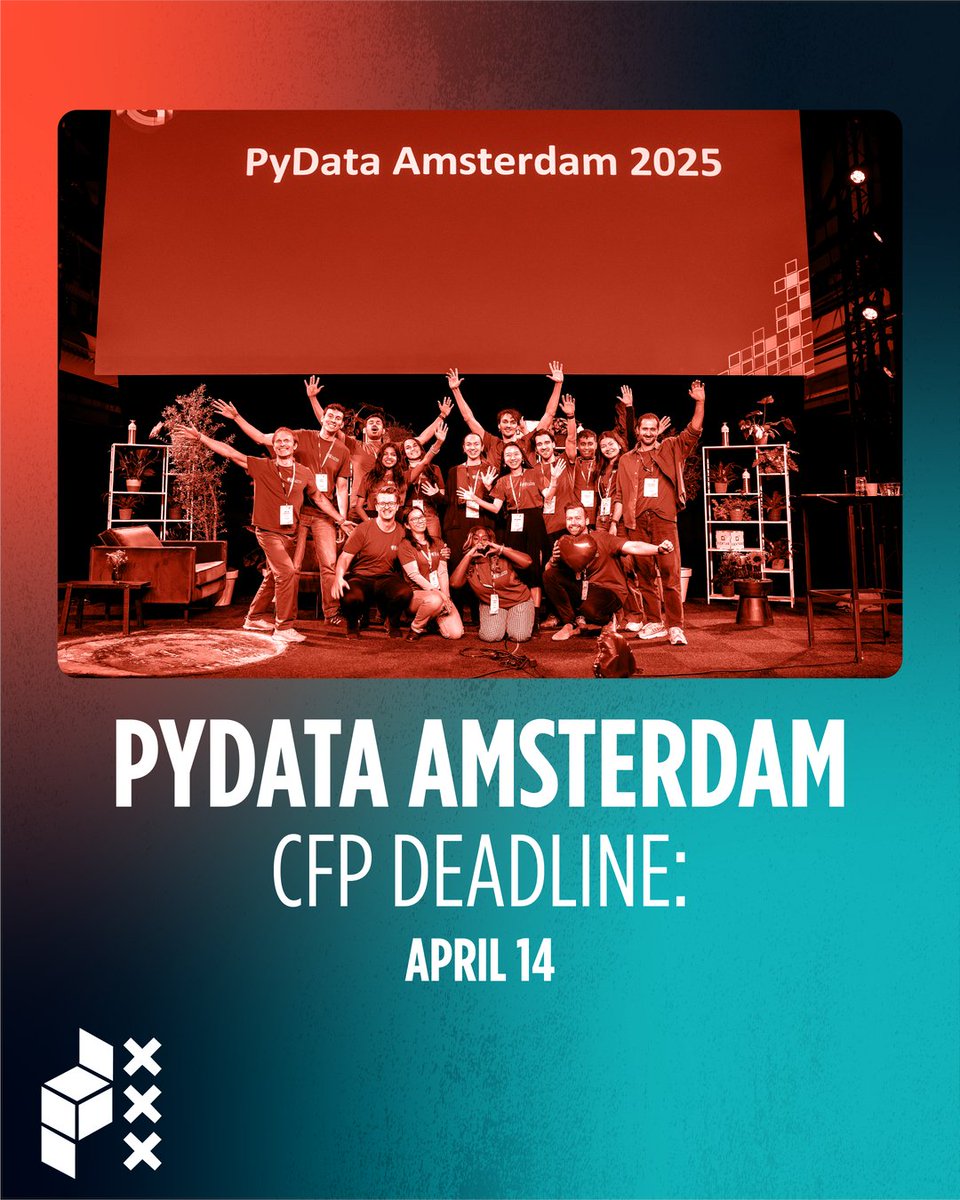 PyData tweet media