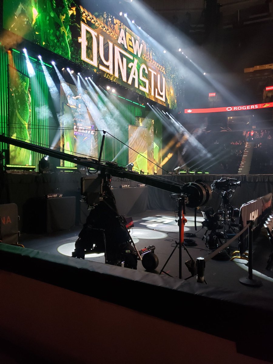 Made it to <a href="/AEW/">All Elite Wrestling</a> <a href="/TonyKhan/">Tony Khan</a>  #AewVancouver #AewDynasty
