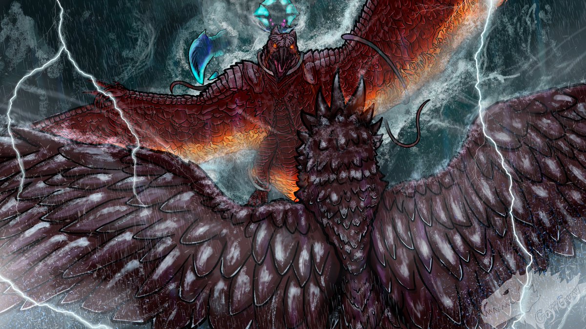 Bizarrico1's tweet image. One of the pieces i made for Gojiguy latest What if! 
#godzilla #kaiju #kong #rodan #godzillaxkong