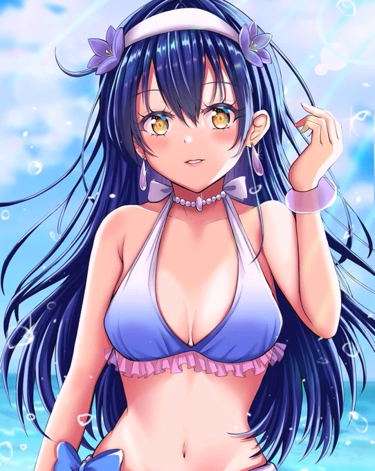 ラ!シリーズ描いてて 海未ちゃん、しずくちゃん、瑠璃乃ちゃんが好きです #凍結祭りでフォロワー減ったから自己紹介して逆に増やす
