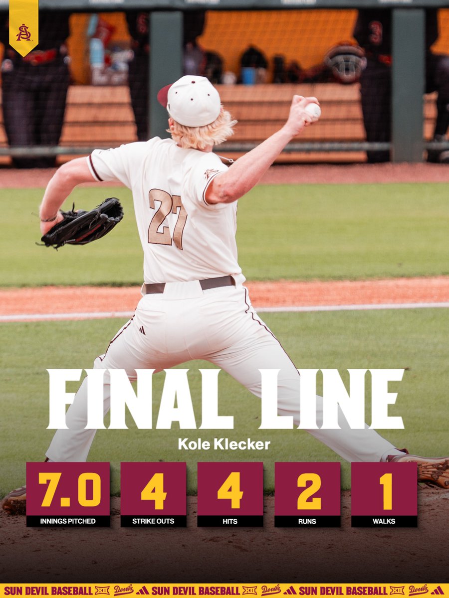 Sun Devil Baseball tweet media