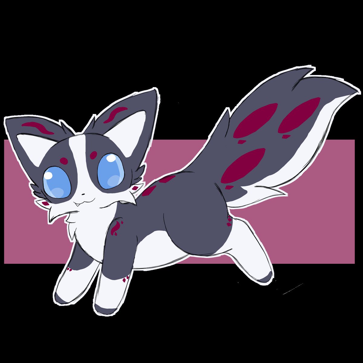NerushiiArt's tweet photo. Commission for @/kyoxnho 
A simple reference to her character, I thought it was super cute >^<
Thank you for your trust ^^

#originalcharacter #oc #chibiart #furry https://t.co/wtZVNj7dNC