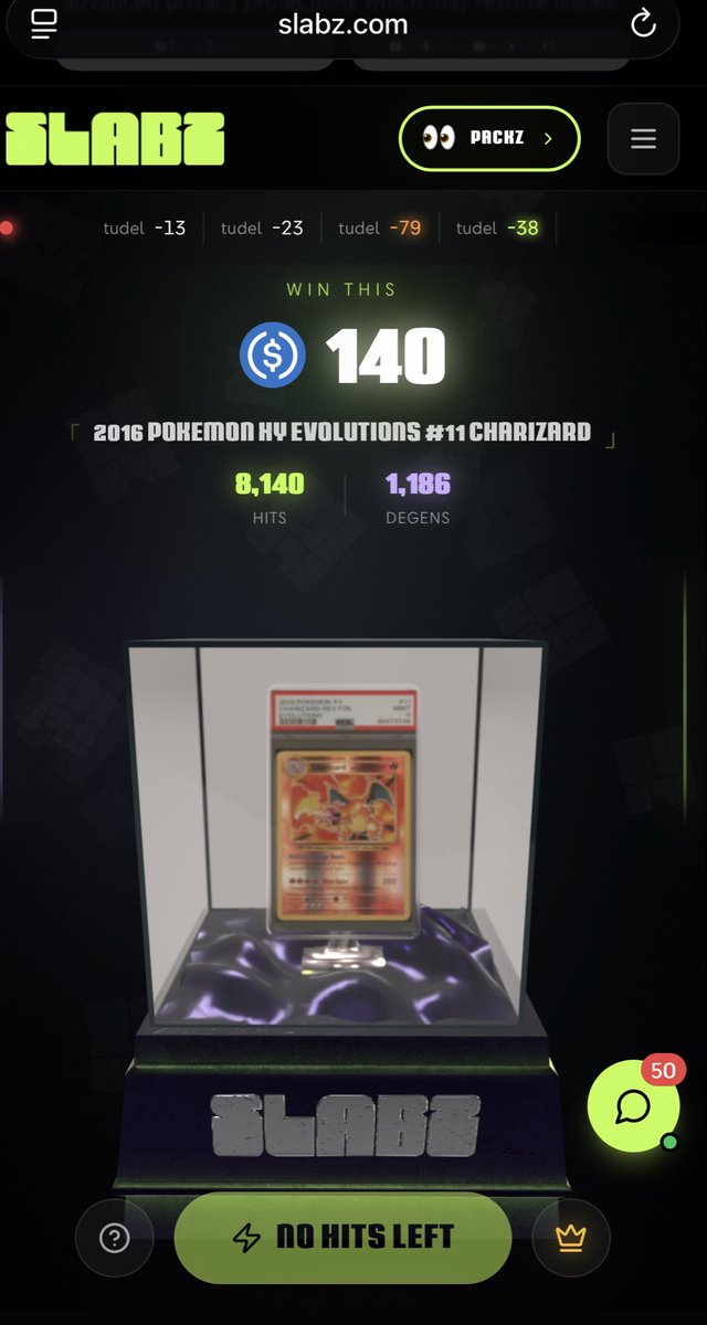 emac_rex's tweet image. I love any Charizard, so I’ll definitely keep throwing hits at this case as they come! 

Visit @Slabzapp and try it for yourself.

For extra hits in your first try,

Use referral code: 43KWEJ

#pokemon #rwa #cards